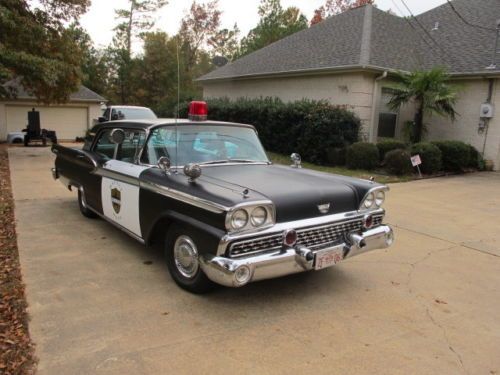 1959 ford galaxie 500 / fairlane rat rod police car