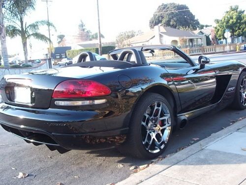 2006 dodge viper srt-10 roadster &#034;blackchrome&#034; wheels only 1 like this low miles