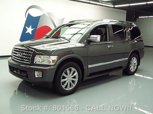 2008 infiniti qx56 sunroof nav dvd rear cam 20&#039;s 75k mi texas direct auto