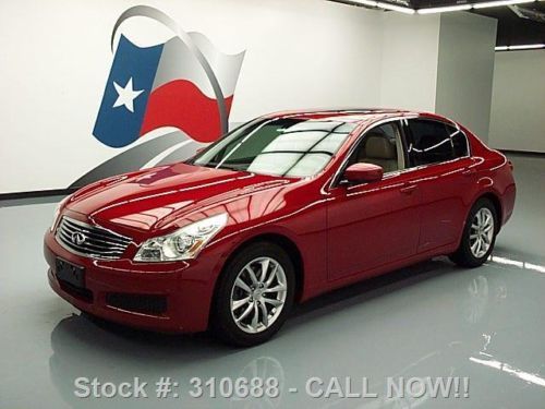 2009 infiniti g37 journey auto sunroof heated seats 62k texas direct auto