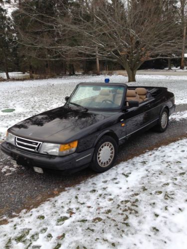 1991 saab 900 se turbo convertible runs, drives great! no reserve!! .01 start!!!