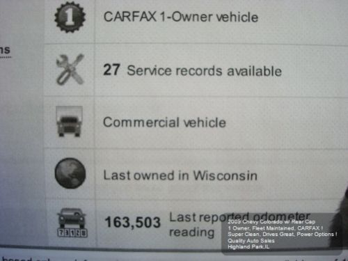 2009 CHEVY COLORADO WORK TRUCK 1 OWNER CARFAX ! WELL MAINTAINED AUTO A/C CD NICE, US $6,375.01, image 6