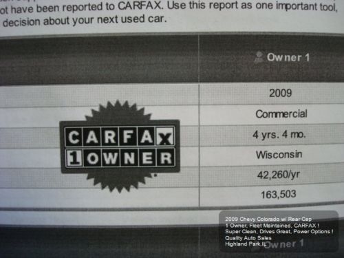 2009 CHEVY COLORADO WORK TRUCK 1 OWNER CARFAX ! WELL MAINTAINED AUTO A/C CD NICE, US $6,375.01, image 7