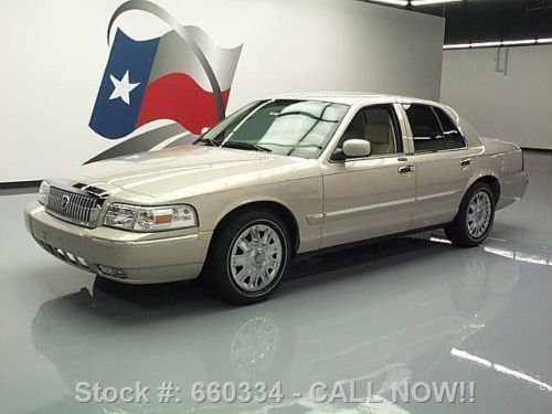 2008 mercury grand marquis gs 4.6l v8 6pass leather 24k texas direct auto