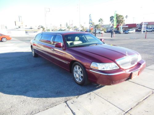 2006 Lincoln Town Car limousine krystal red rock casino NO RESERVE, image 4