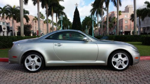 2004 lexus sc430 convertible, only 31k miles, fl car, nav, service records