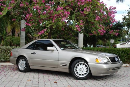 1998 mercedes-benz sl500 roadster low miles 69k hardtop convertible bose esp/asr