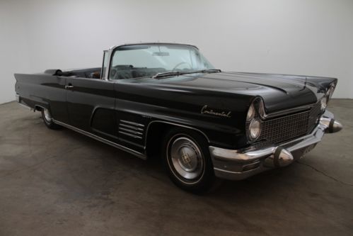 1960 lincoln continental,original black on black car from the factory