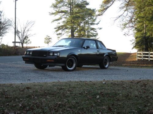 1987 buick grand national 75000 miles north carolina garaged car low reserve