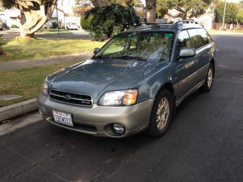 2001 california subaru outback 3.0   wagon  all wheel drive one owner