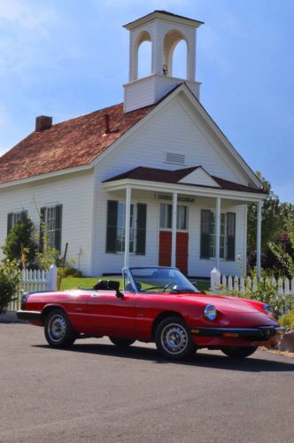 1986 alfa romeo graduate spider