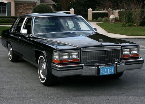 Mint pristine  luxury survivor -1989 cadillac fleetwood brougham - 36k mi