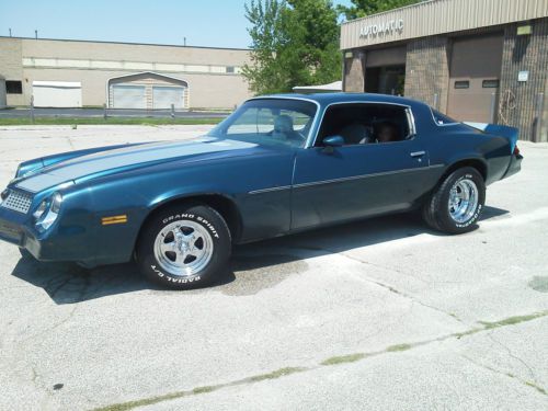 1981 chevy camaro 3 speed v-8 matching number motor muscle car chevrolet classic