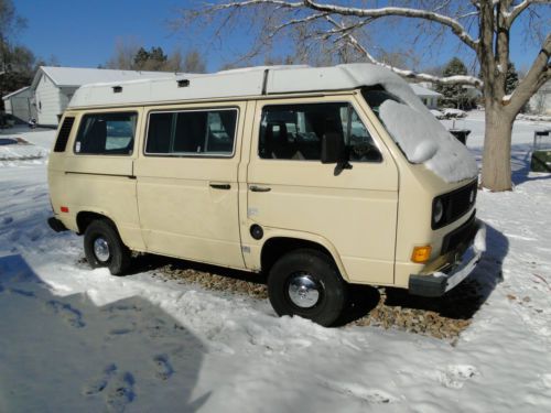 1984 volkswagen vanagon westfalia camper van vw