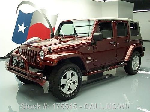 2007 jeep wrangler unltd sahara 4dr 4x4 v6 auto nav 58k texas direct auto