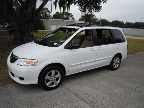 2003 mazda mpv es power sunroof doors leather loaded 1-fl owner! ...no reserve!!