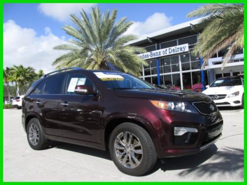 12 dark cherry sx v6 3.5l 7-passenger suv  *panorama roof *illuminated sills