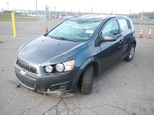 2013 chevy sonic lt salvage repairable runs and drives no frame damage easy fix!