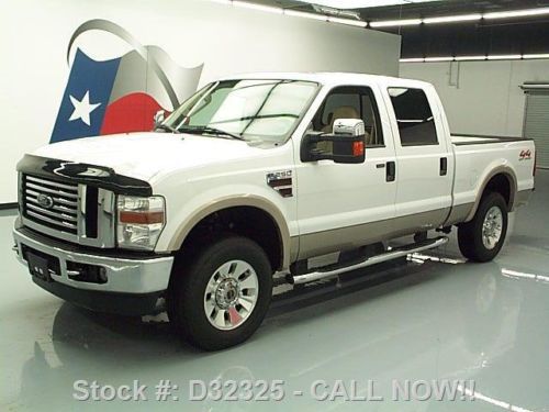 2008 ford f-250 lariat crew 4x4 diesel sunroof nav 45k! texas direct auto