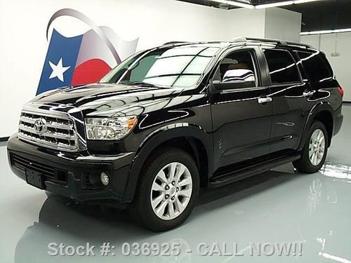 2011 toyota sequoia platinum sunroof nav rear cam 8k!! texas direct auto