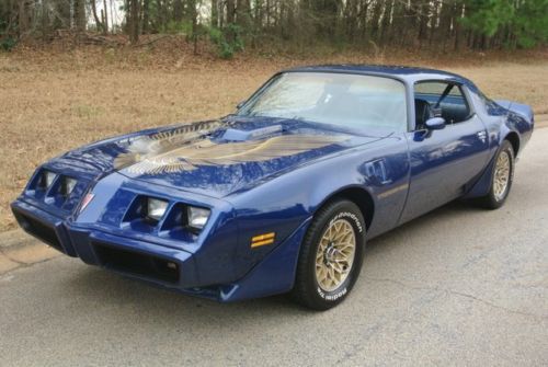 1981 trans am 4 spd a/c phs many books records