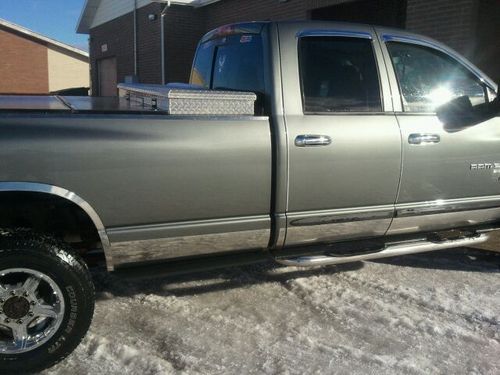 Very clean. crew cab long box. 4x4. cummins exhaust brake. manual trans.