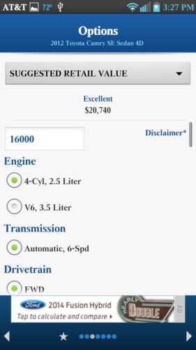 2012 Camry SE Factory Warranty You WILL NOT find a nicer one! ONLY 16K MILES!, US $17,800.00, image 23