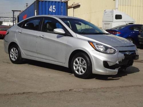 2013 hyundai accent gls damaged salvage economical low miles runs!!! l@@k!!