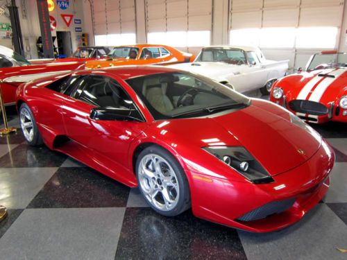 2009 lamborghini lp640 147 murcielago, only 5k miles, e-gear, transparent bonnet