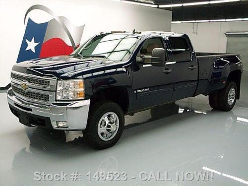 2009 chevy silverado 3500hd lt crew diesel drw 4x4 57k texas direct auto