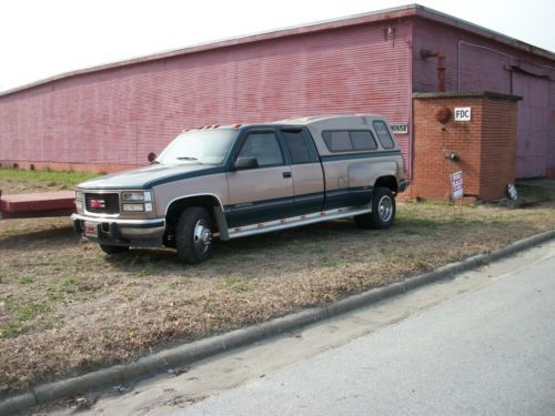 1995 gmc sierra 3500 long bed dually 6.5 turbo diesel automatic