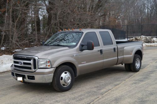 06 f350 xlt 6.0 turbo diesel super duty crew cab drw  long bed