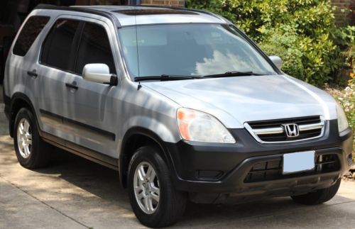 2003 honda cr-v ex 4wd silver auto, very clean, sunroof, 143k no accident