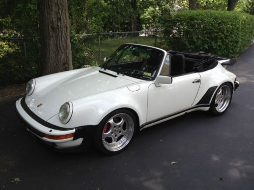 1988 porsche 911 turbo carrera convertible 2-door 3.3l