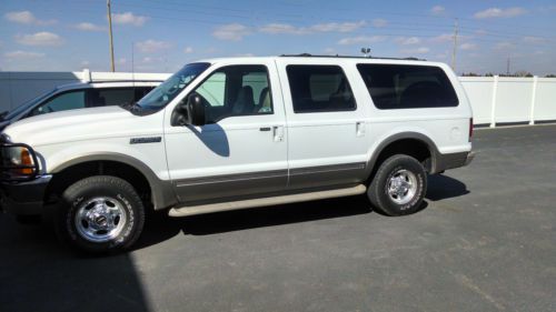 2001 white ford excursion-limited-outstanding condition-one owner unit