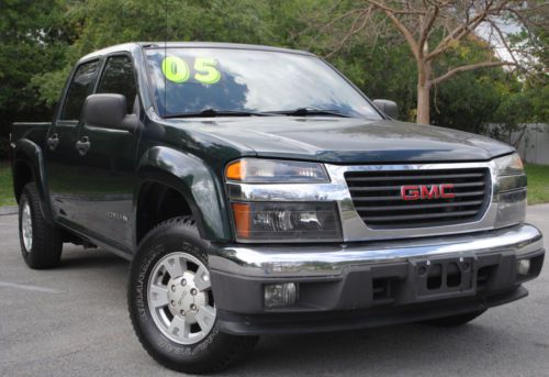 05 gmc canyon sle z71, 3.5l 2wd, crew cab, bed liner, just 1 owner, no reserve