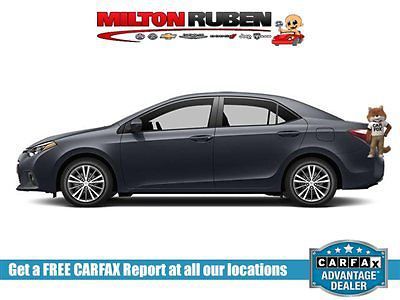 2014 toyota corolla low miles sedan gasoline 1.8l l4 fi dohc 16v slate metallic