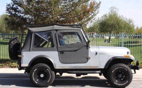 1981 jeep cj wrangler vintage complete body-off restoration 4x4 suv