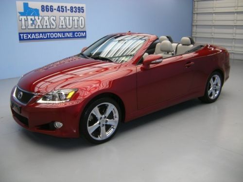 We finance!!!  2011 lexus is 350 convertible nav heated leather 41k texas auto