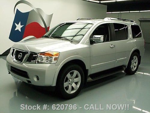 2011 nissan armada sl 8-pass leather rear cam dvd 39k texas direct auto