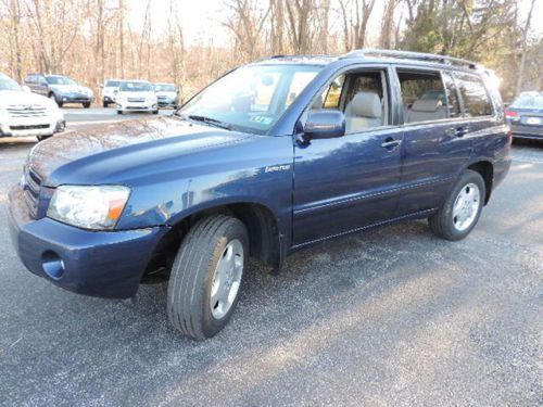 2004 toyota highlander limited, no reserve, one owner, runs great