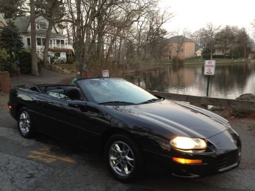 2002 CHEVROLET CHEVY CAMARO CONVERTIBLE 29K BLACK SHOWROOM MINT CLEAN LOW MILES, US $15,900.00, image 4