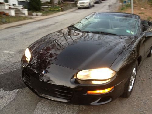 2002 CHEVROLET CHEVY CAMARO CONVERTIBLE 29K BLACK SHOWROOM MINT CLEAN LOW MILES, US $15,900.00, image 9