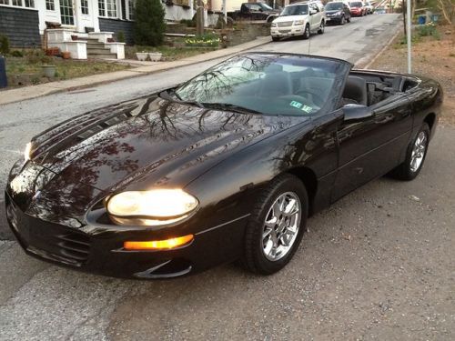 2002 CHEVROLET CHEVY CAMARO CONVERTIBLE 29K BLACK SHOWROOM MINT CLEAN LOW MILES, US $15,900.00, image 10