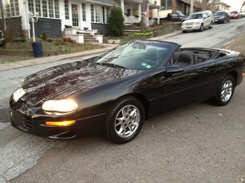 2002 CHEVROLET CHEVY CAMARO CONVERTIBLE 29K BLACK SHOWROOM MINT CLEAN LOW MILES, US $15,900.00, image 11