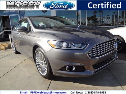 2014 fusion titanium certified 2.0l turbocharged 4dr mint condition auto trans