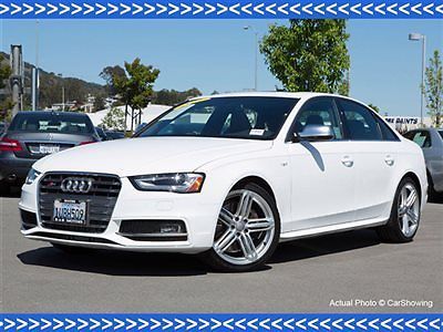 2013 audi s4 s tronic premium plus: offered by mercedes dealer, exceptional cond