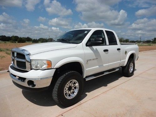 2005 dodge ram 2500 5.9 cummins,lifted,rims quad cab 140.5'' wb slt a798400