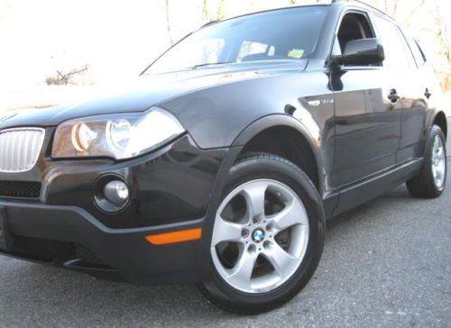 2008 bmw x3 3.0si awd - suv loaded moon leather black beauty