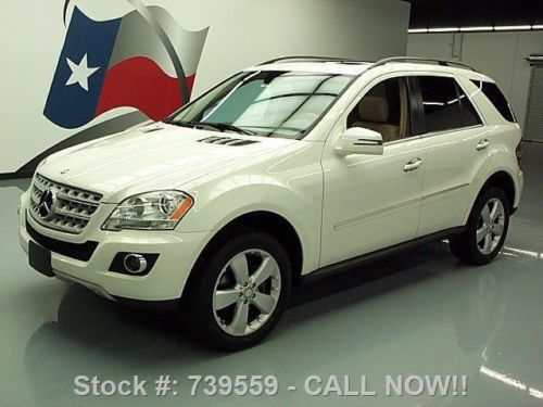 2011 mercedes-benz ml350 4matic awd p1 sunroof nav 47k texas direct auto